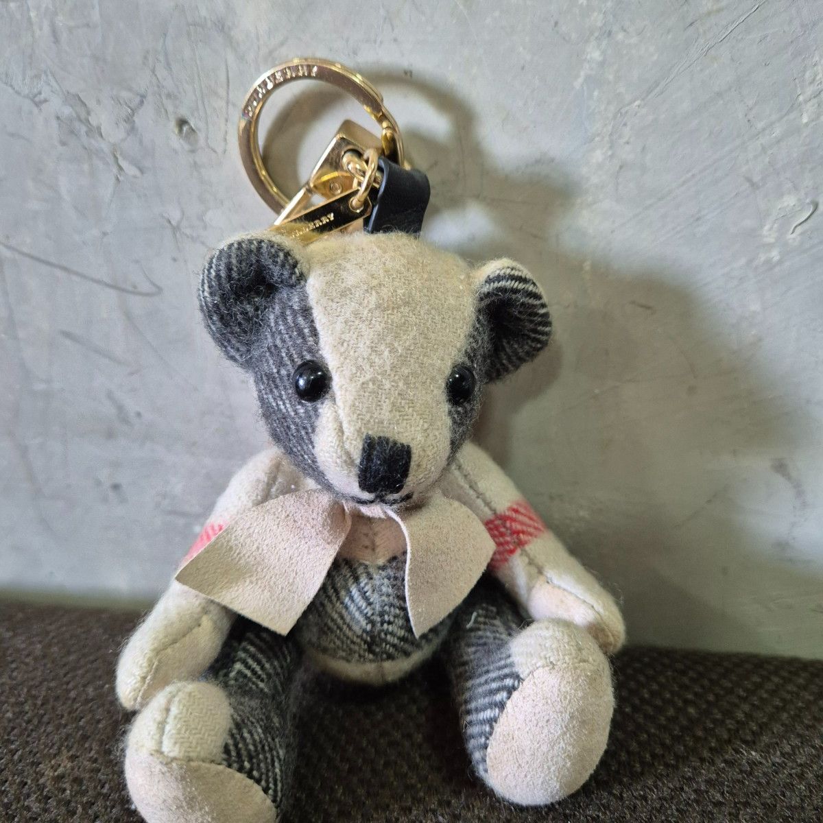 Chaveiro Charm Burberry Thomas Bear Tradicional | Burberry Usado