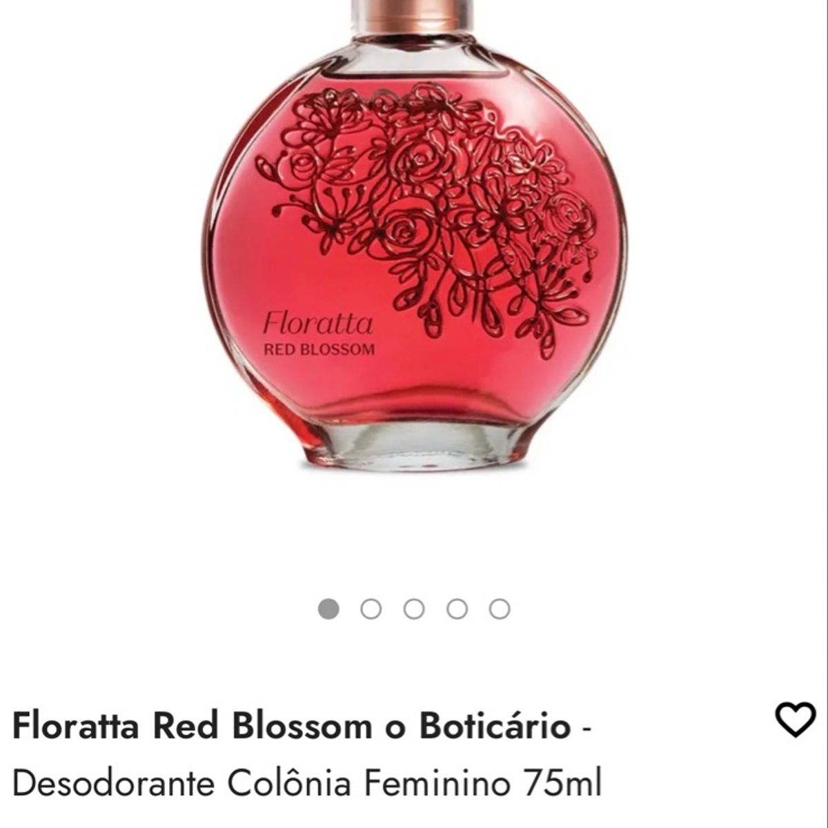 Boticário Floratta Red Blossom Deo Colônia 75ml