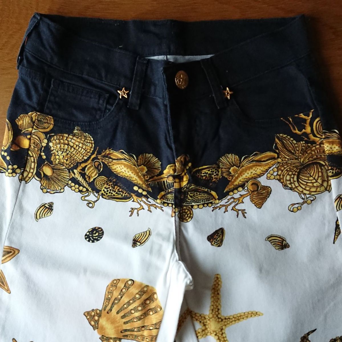 calça resinada feminina riachuelo