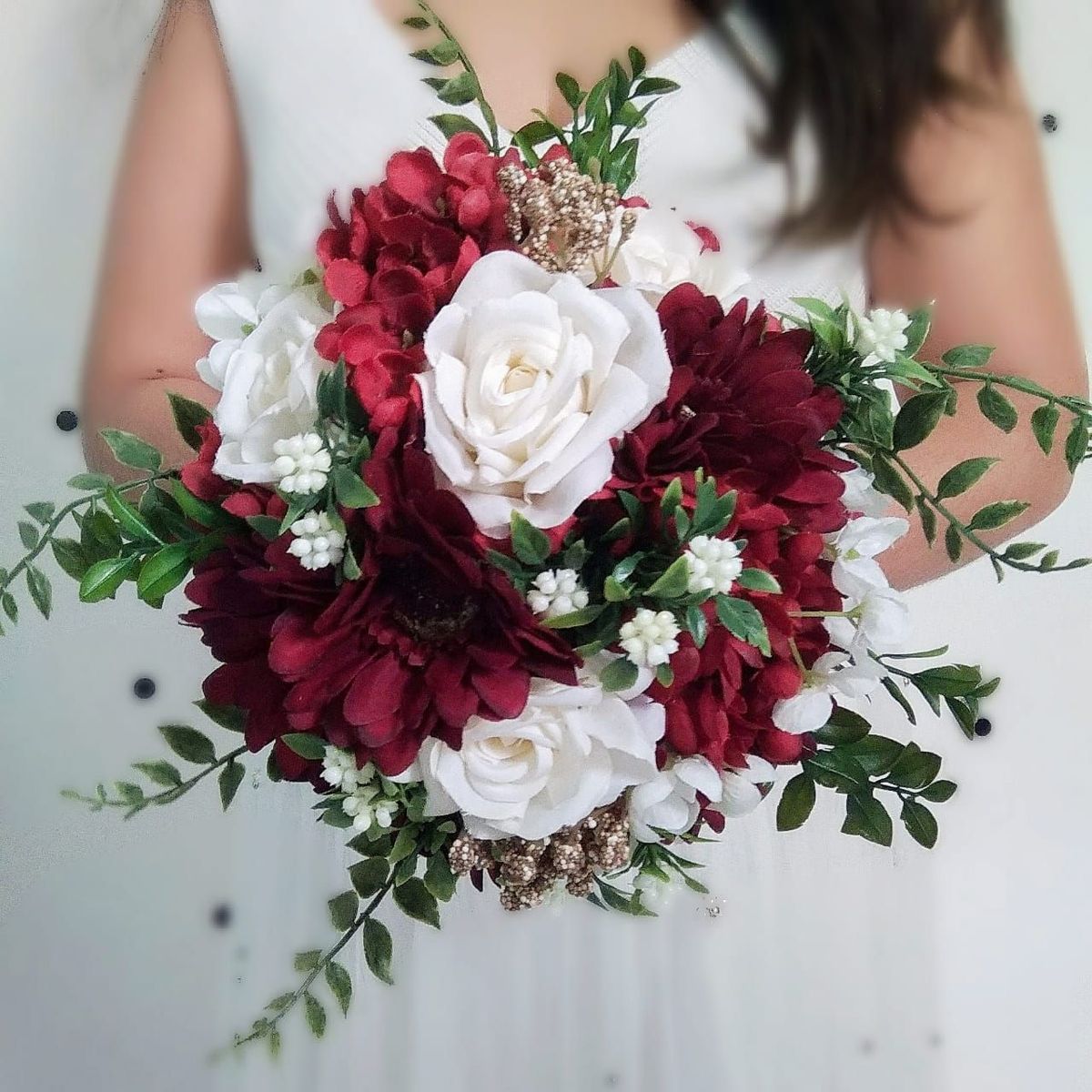 Buquê Marsala de Noiva Lindo | Roupa de Casamento Feminina Noivinha Flor  Nunca Usado 36431984 | enjoei