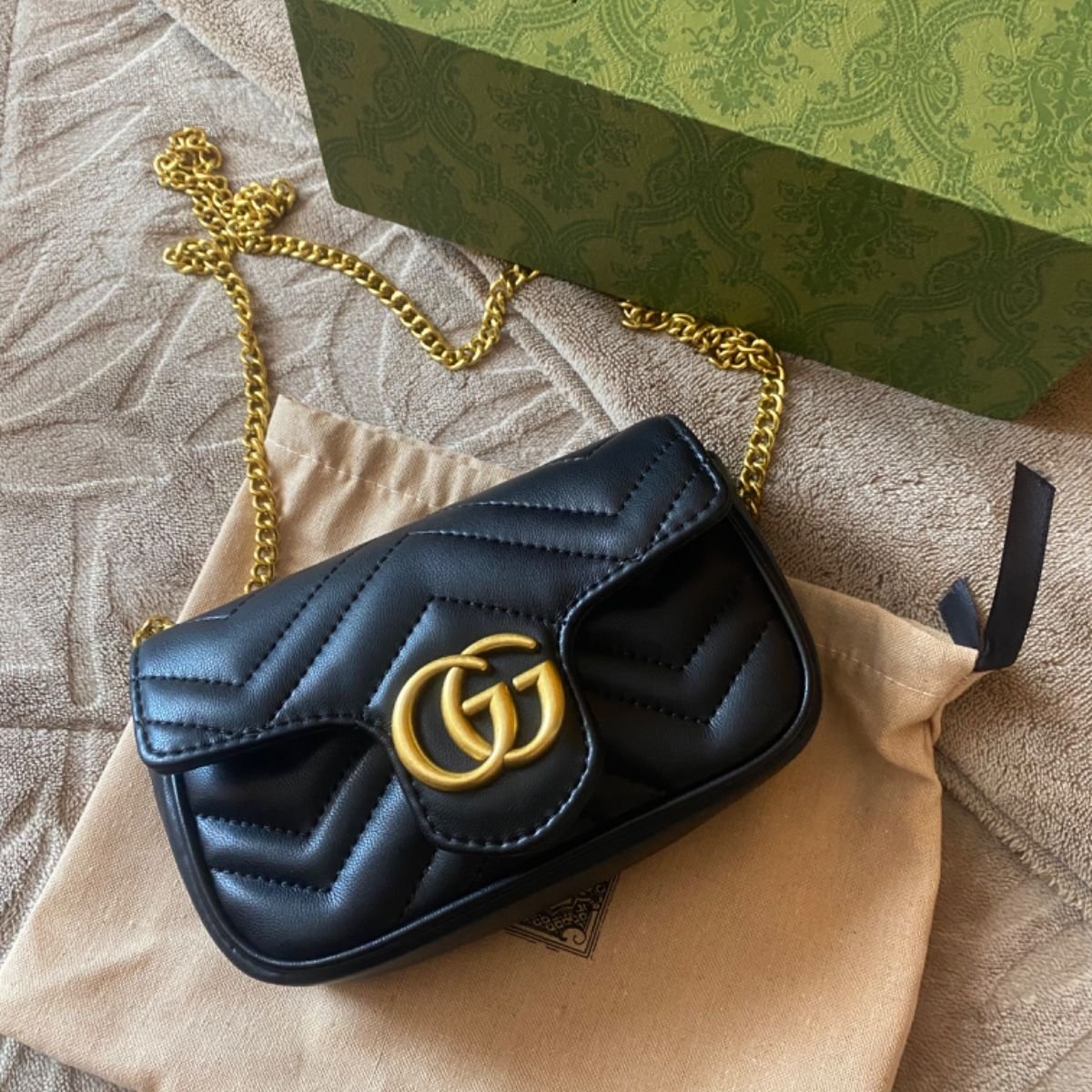 Bolsa Gucci Marmont Canvas - Small, Bolsa de Ombro Feminina Gucci Usado  84222905