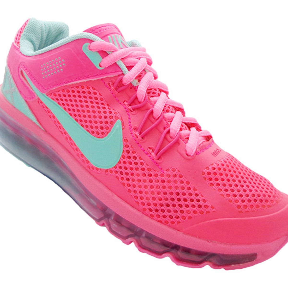 tenis nike feminino verde agua e rosa