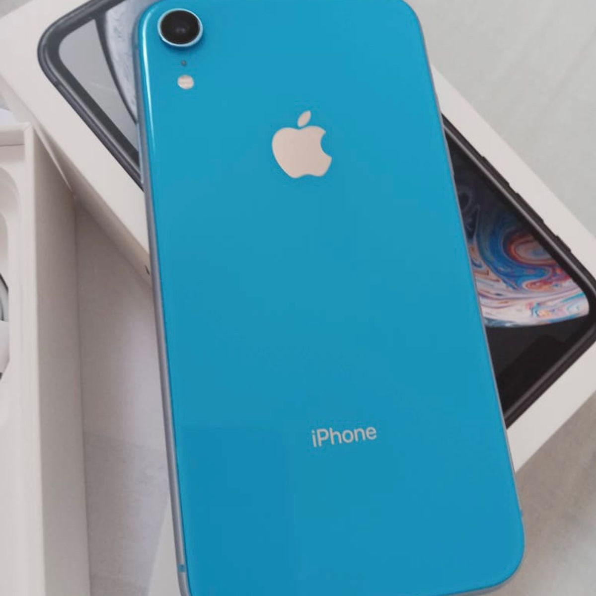 Iphone : Xr 64gb.Cor Azul Claro Na Caixa | Iphone Apple Usado
