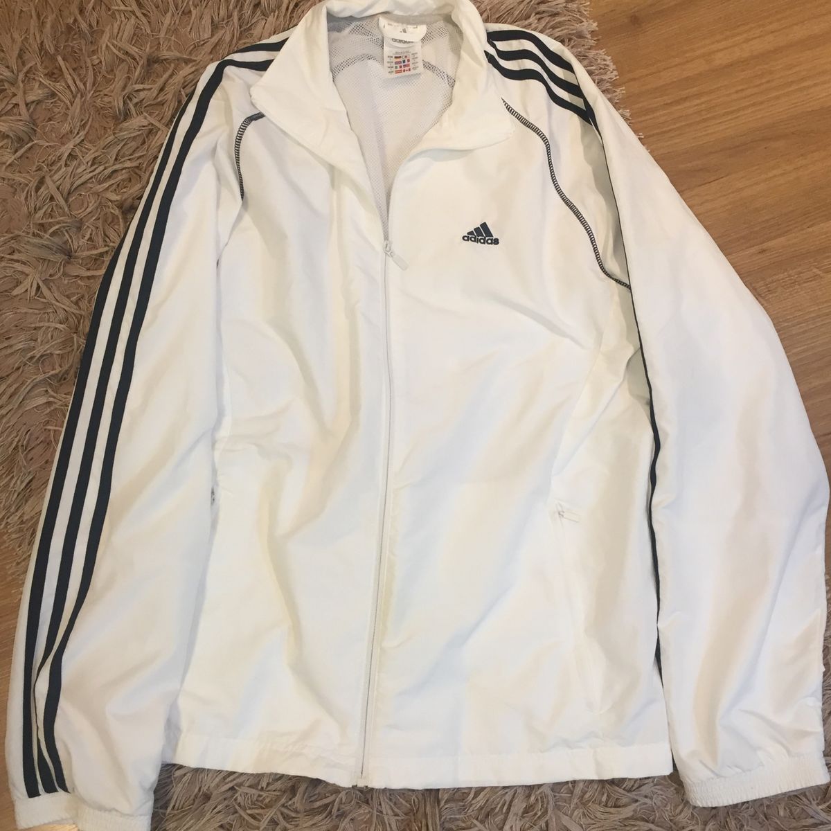 casaco adidas masculino branco