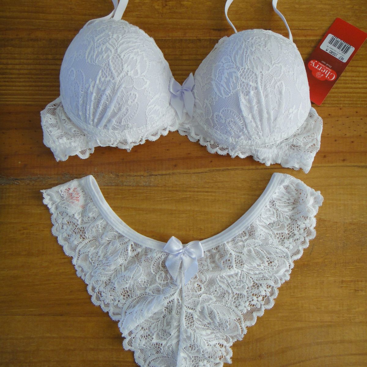 Conjunto de Lingerie, Lingerie Feminina Cherry Moda Intima Nunca Usado  80107076