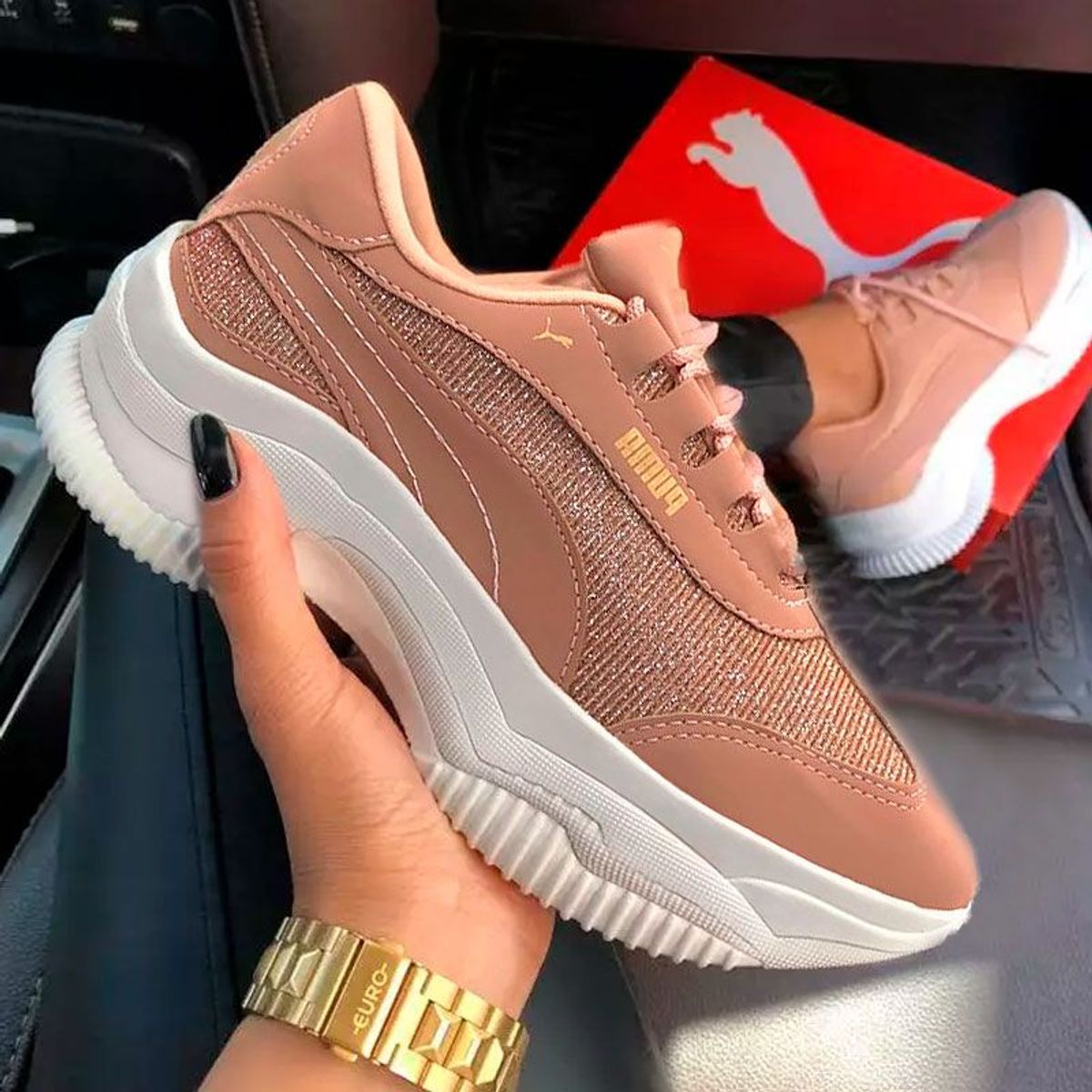 tenis plataforma puma rihanna