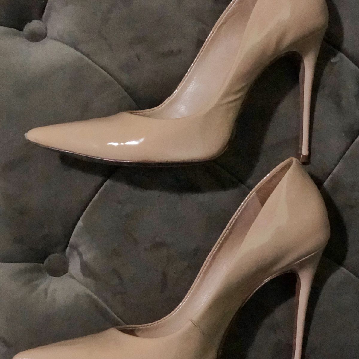 schutz scarpin nude