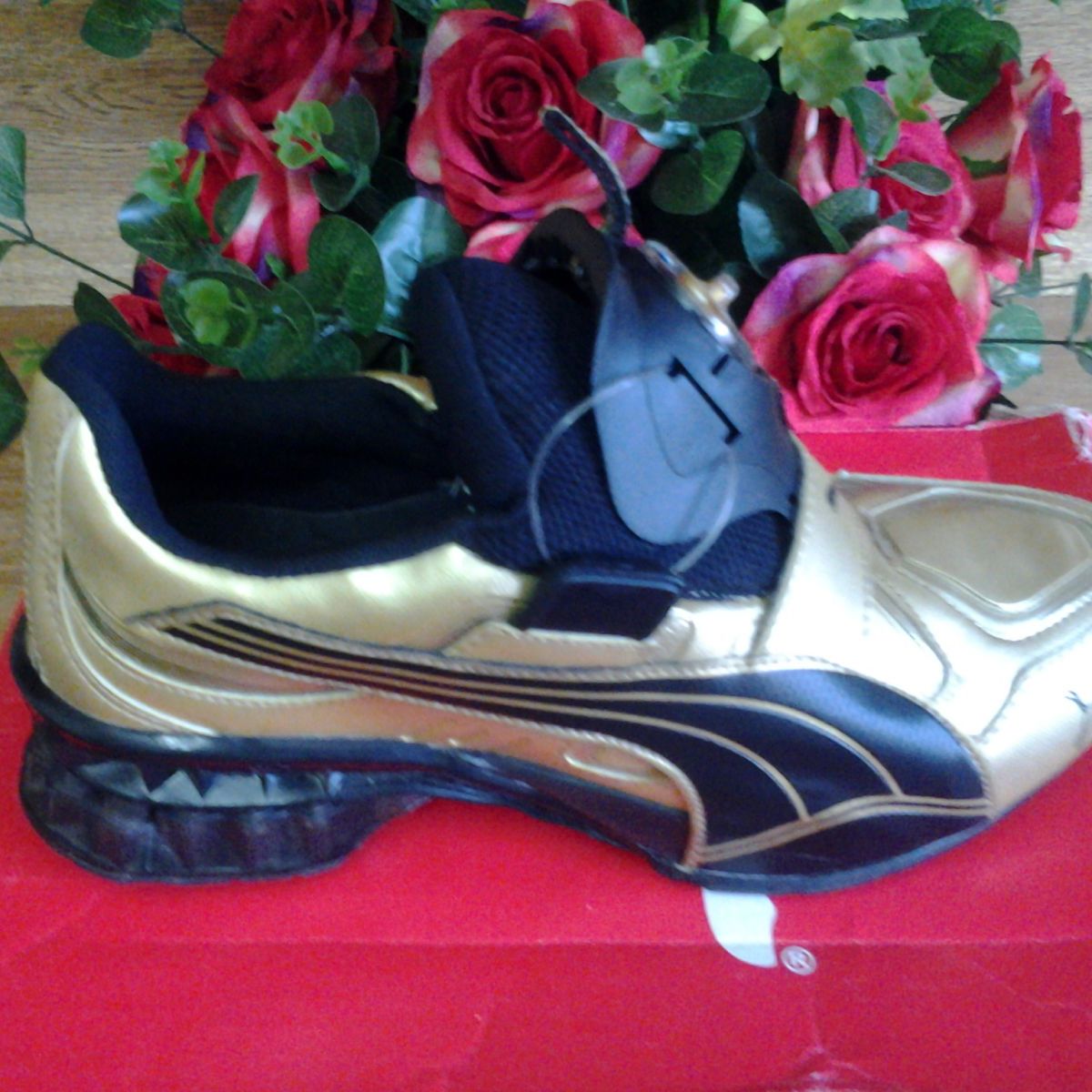 puma disc branco e rose