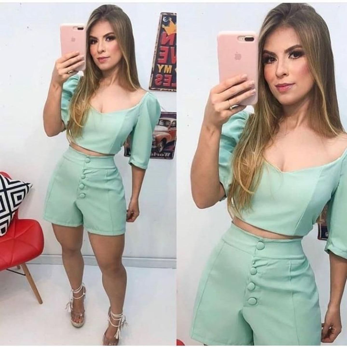 conjunto feminino social