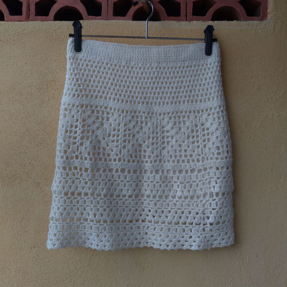 preço de saia de croche
