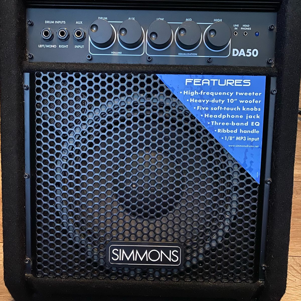 スピーカーアンプリファイアSIMMONS  Da50 Amplificador para Bateria Simmons Da50 | Simmons Usado 49415187
