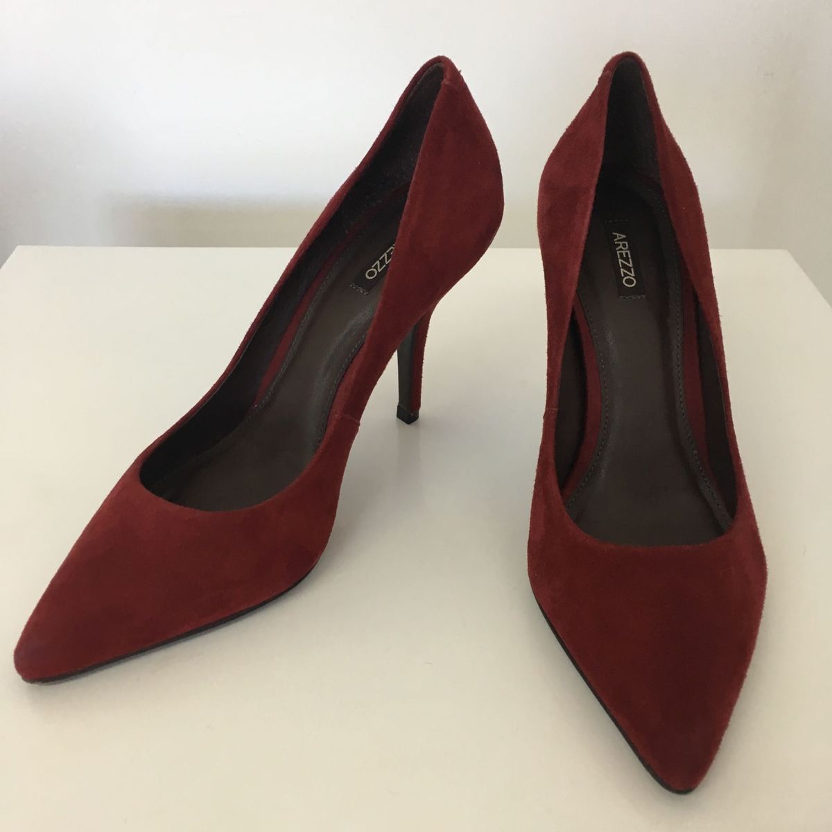 scarpin vinho arezzo