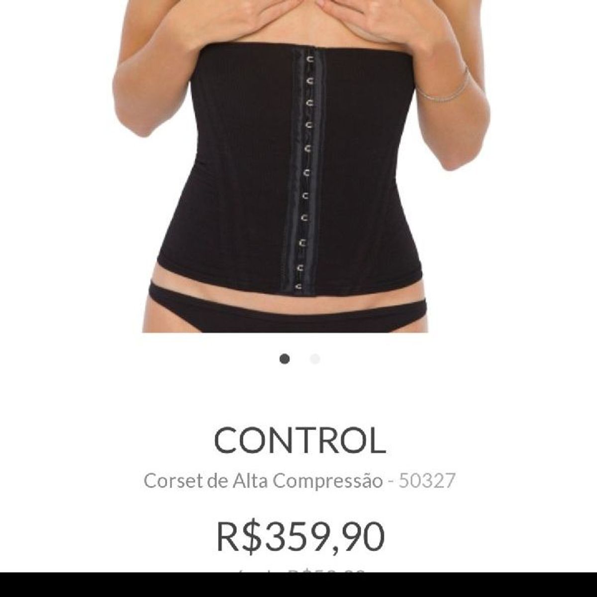 Aesthetic high compression corset