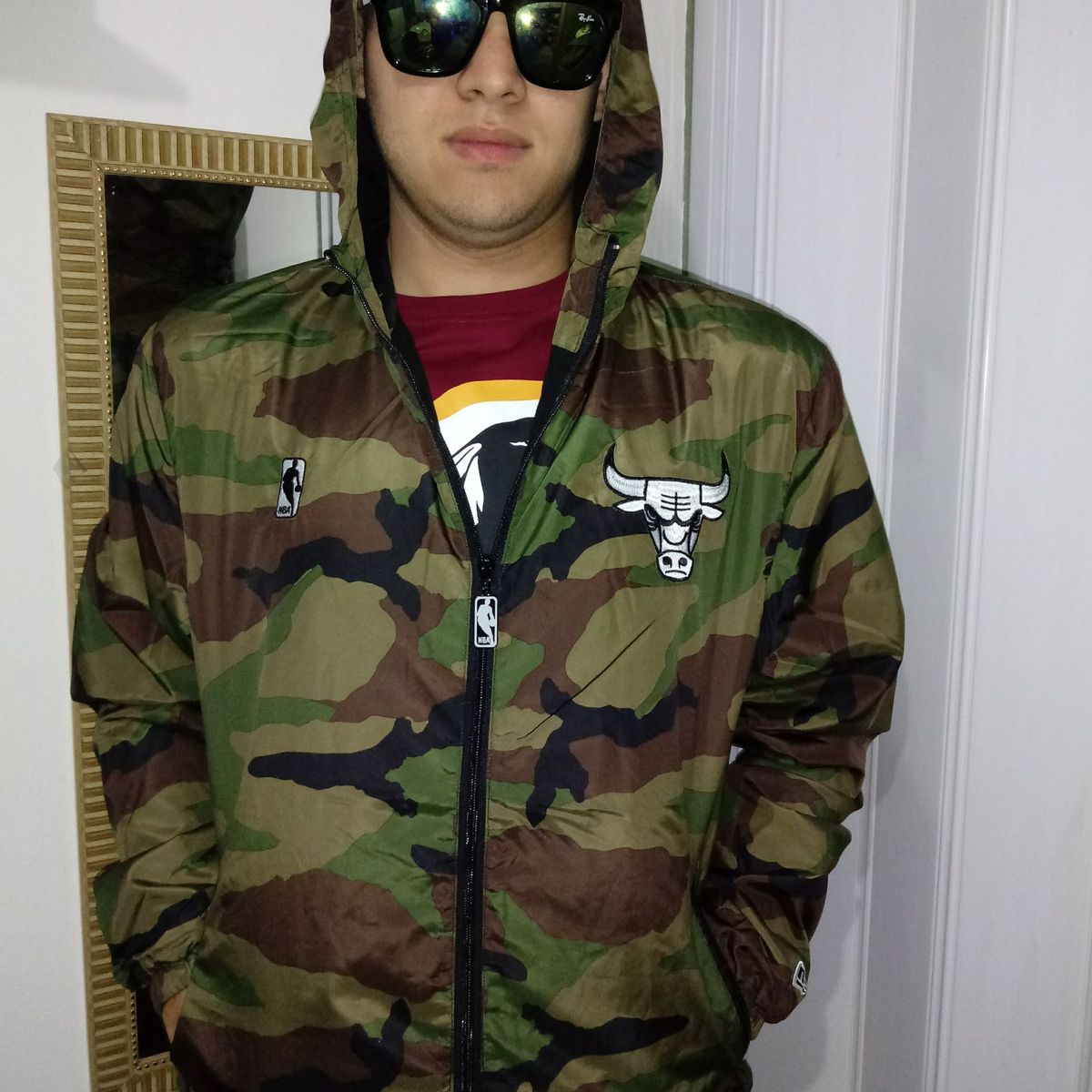 jaqueta bulls camuflada