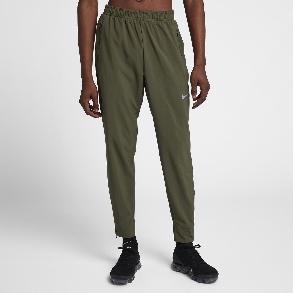 calça nike com ziper na barra