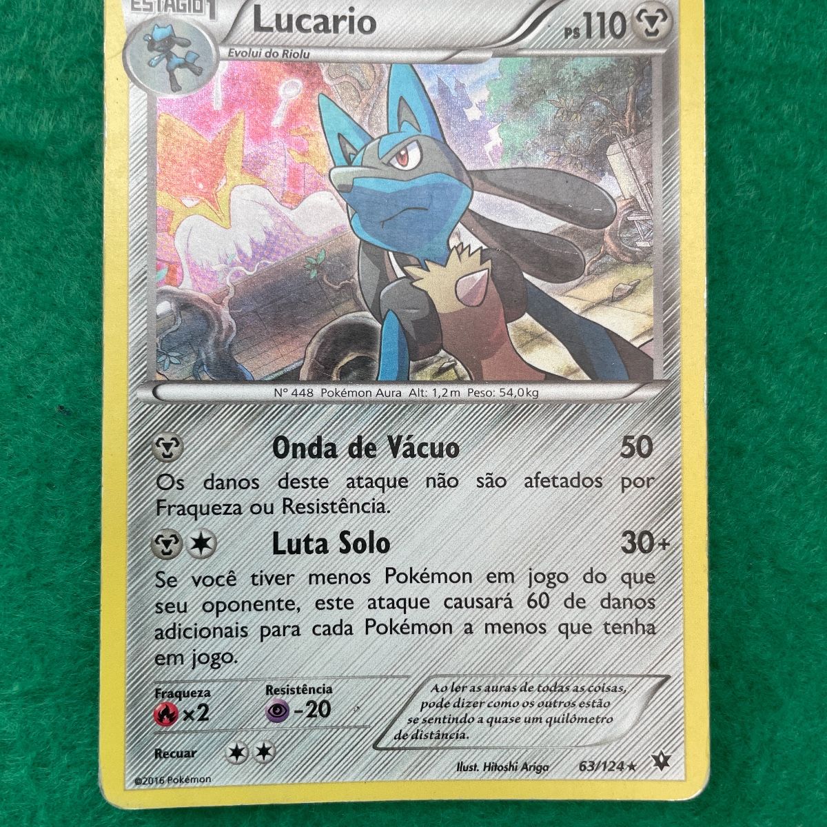Carta Pokémon Lucario - Hitoshi Ariga