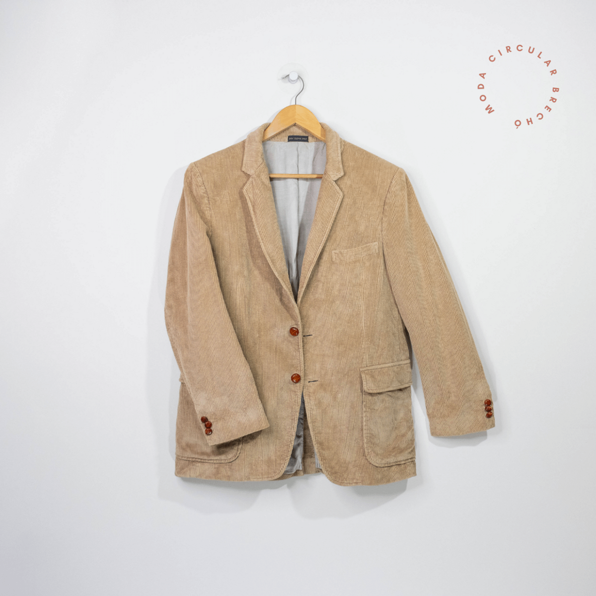 Blazer Veludo Cotelê Vinho, Casaco Feminino Usado 74436423