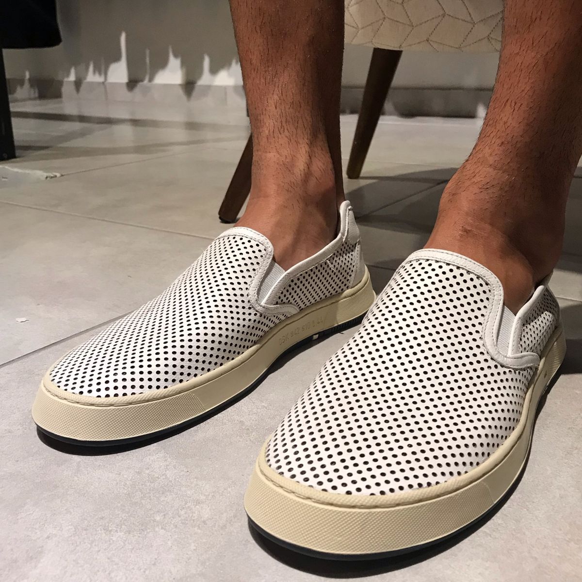 slip on couro osklen bossa nova preto