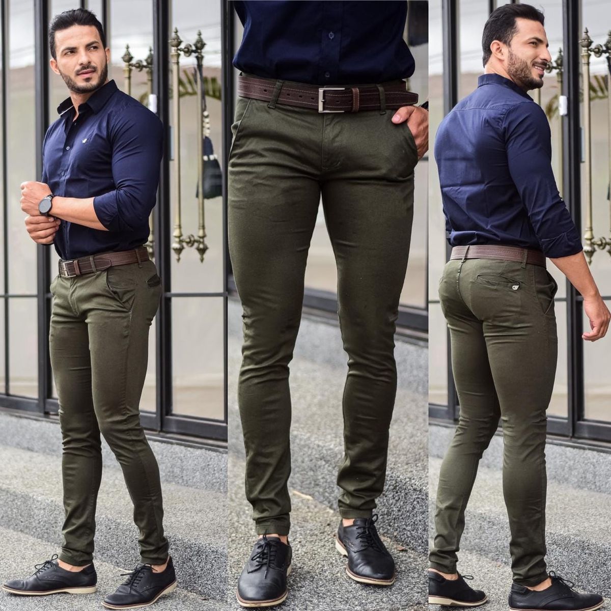 Preço de calça de best sale sarja masculina