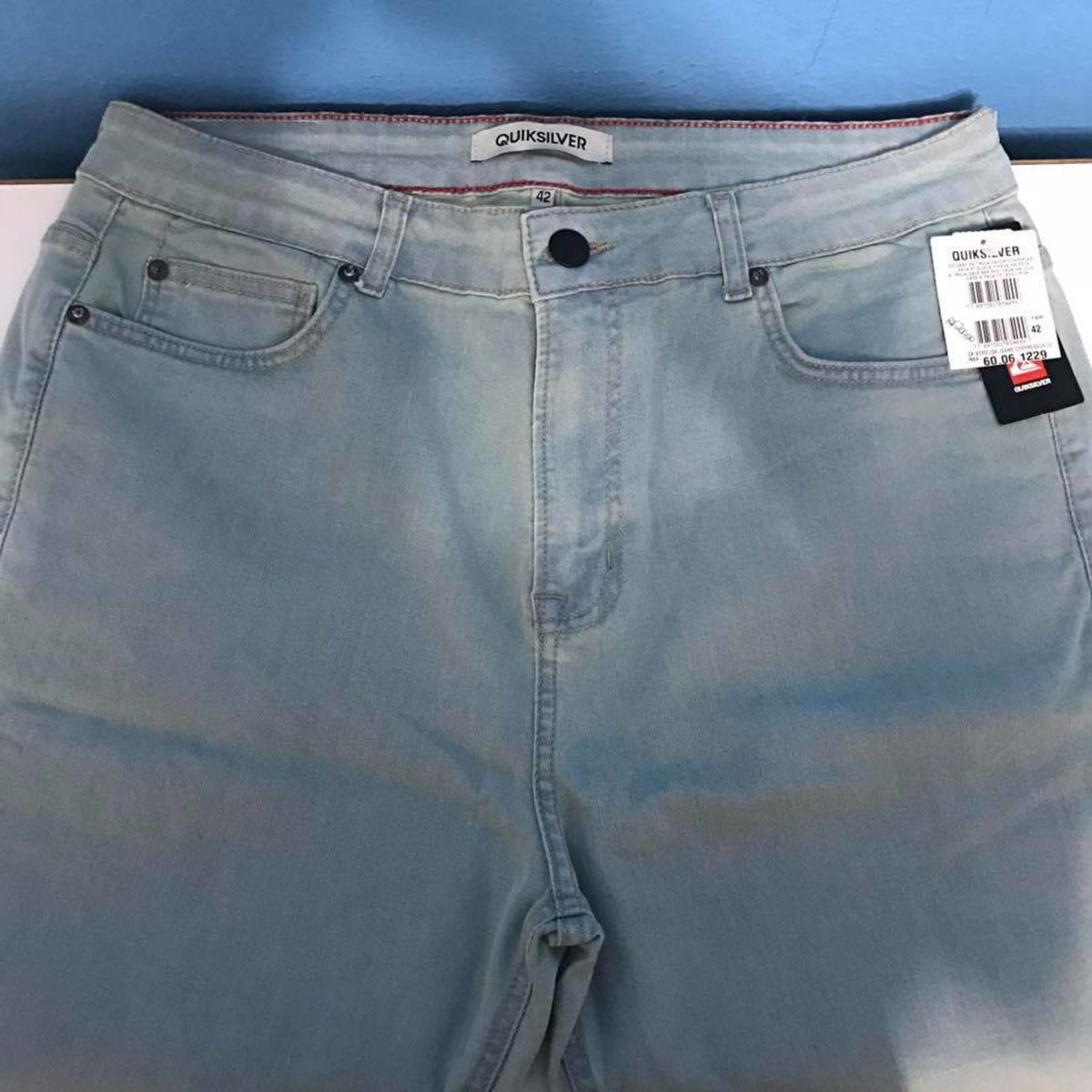 bermuda jeans cinza masculina