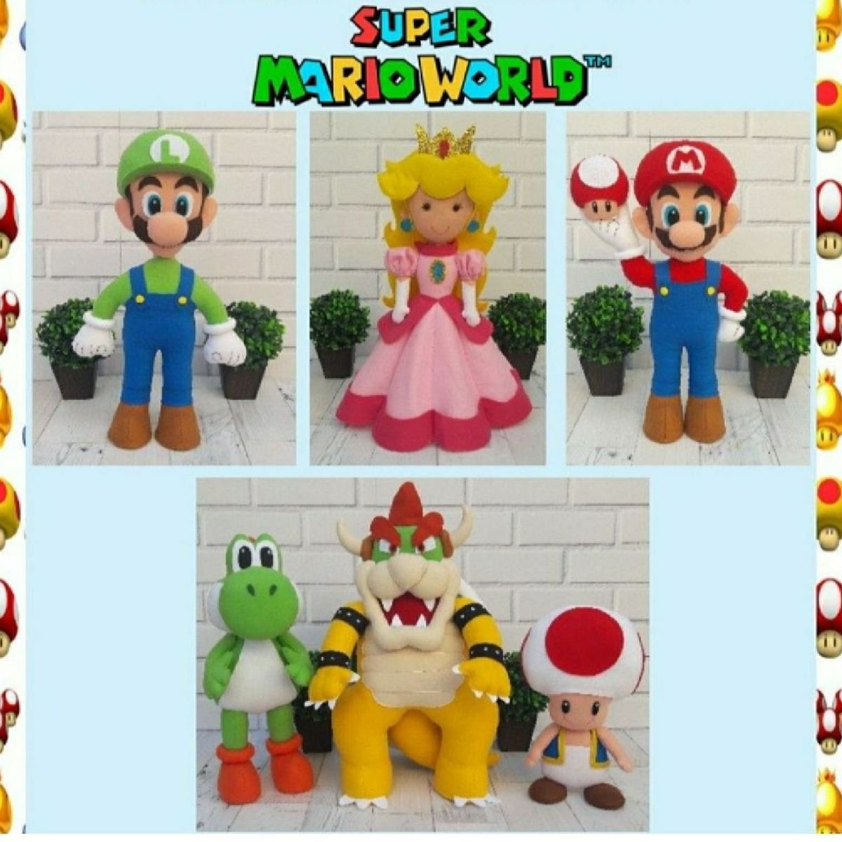 Yoshi Super Mario em Feltro, Item Infantil Mimos Da Alice Nunca Usado  92203179