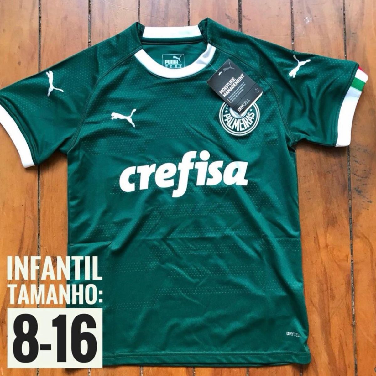 conjunto infantil palmeiras puma