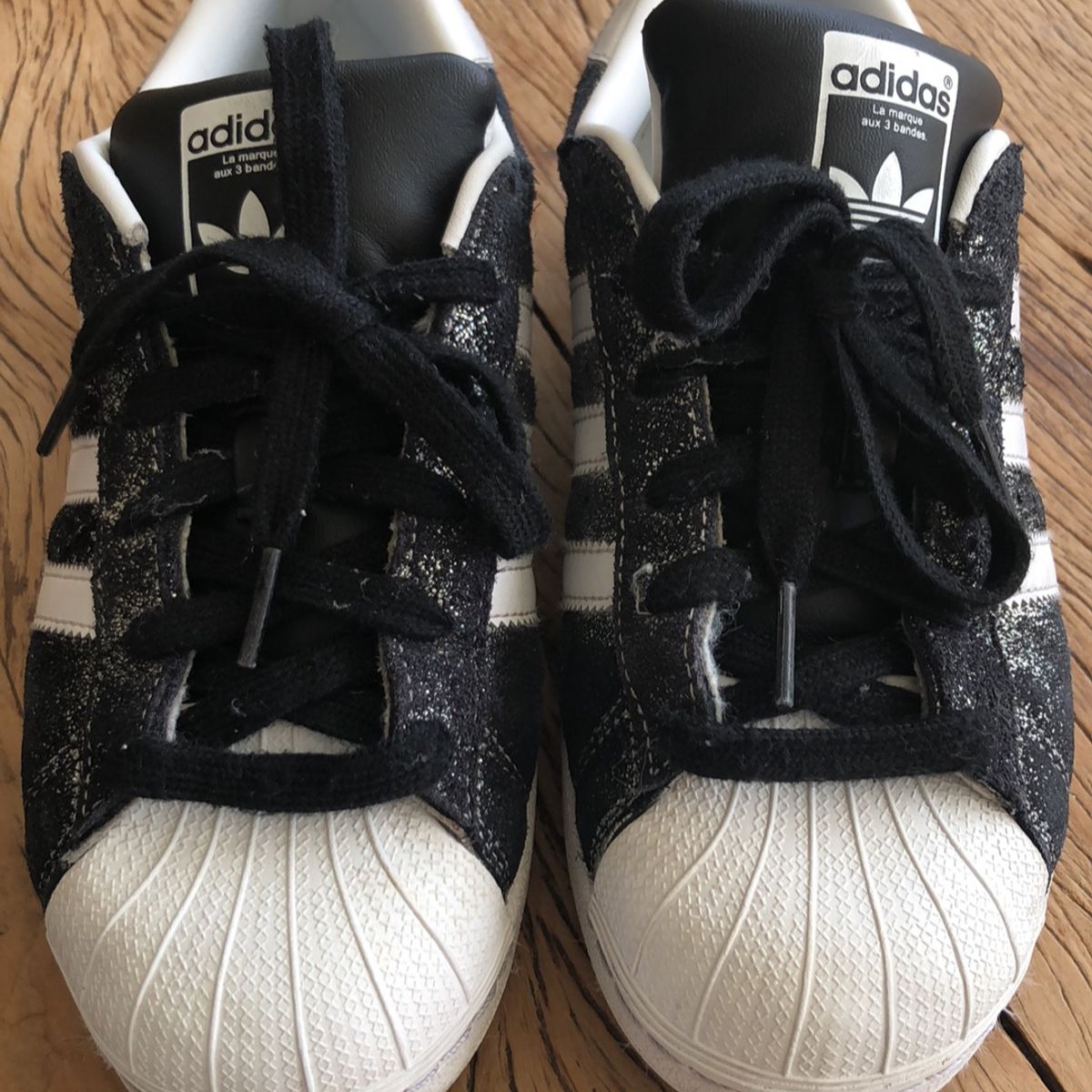 Adidas superstar outlet prata glitter