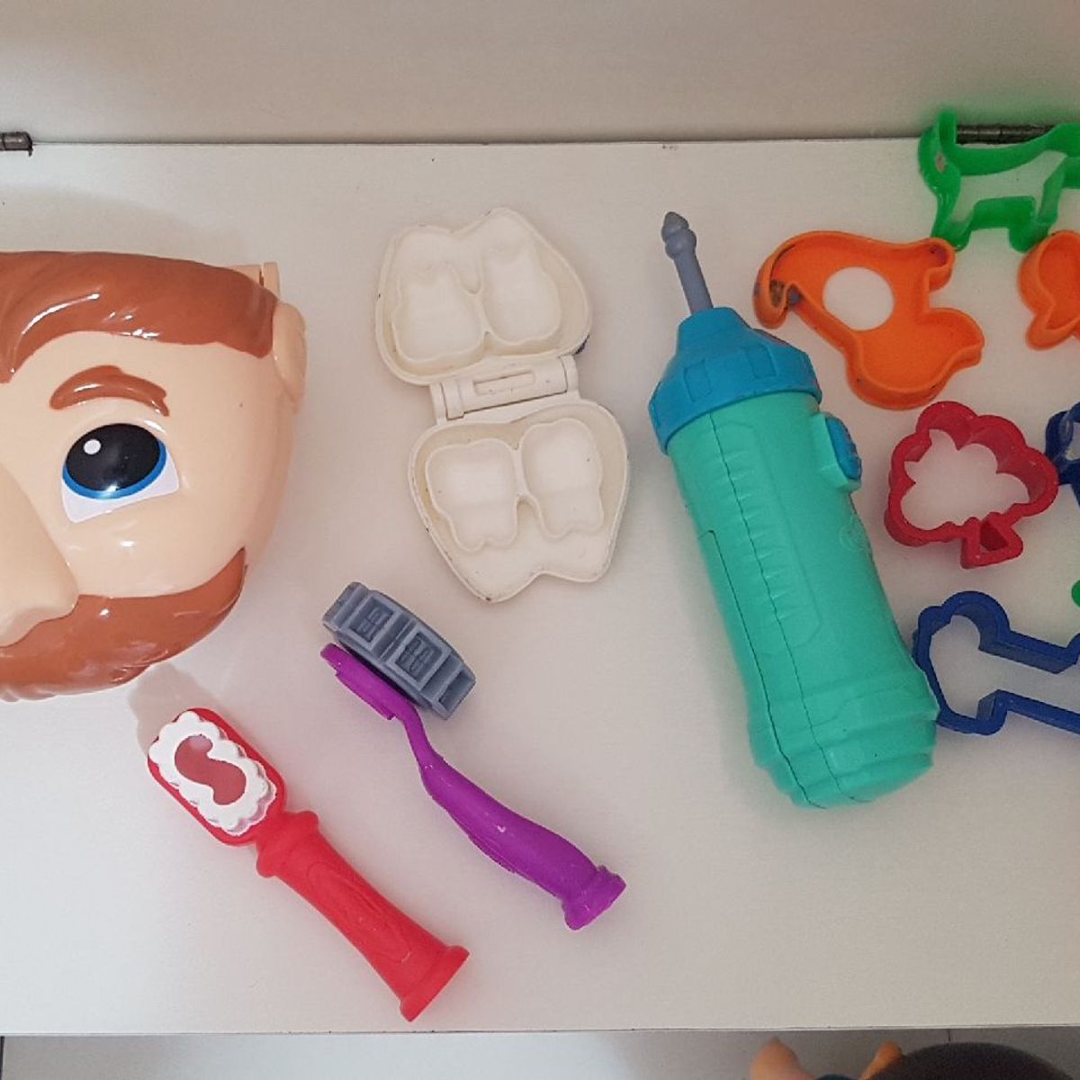 Kit Dentista Play Doh Brinquedo Para Bebes Play Doh Usado Enjoei