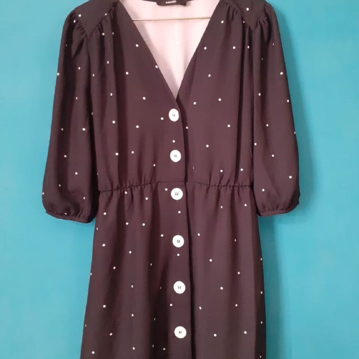 vestido poa amaro