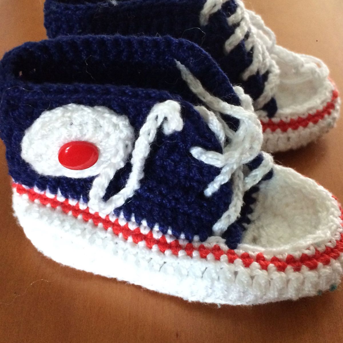 all star de crochê infantil