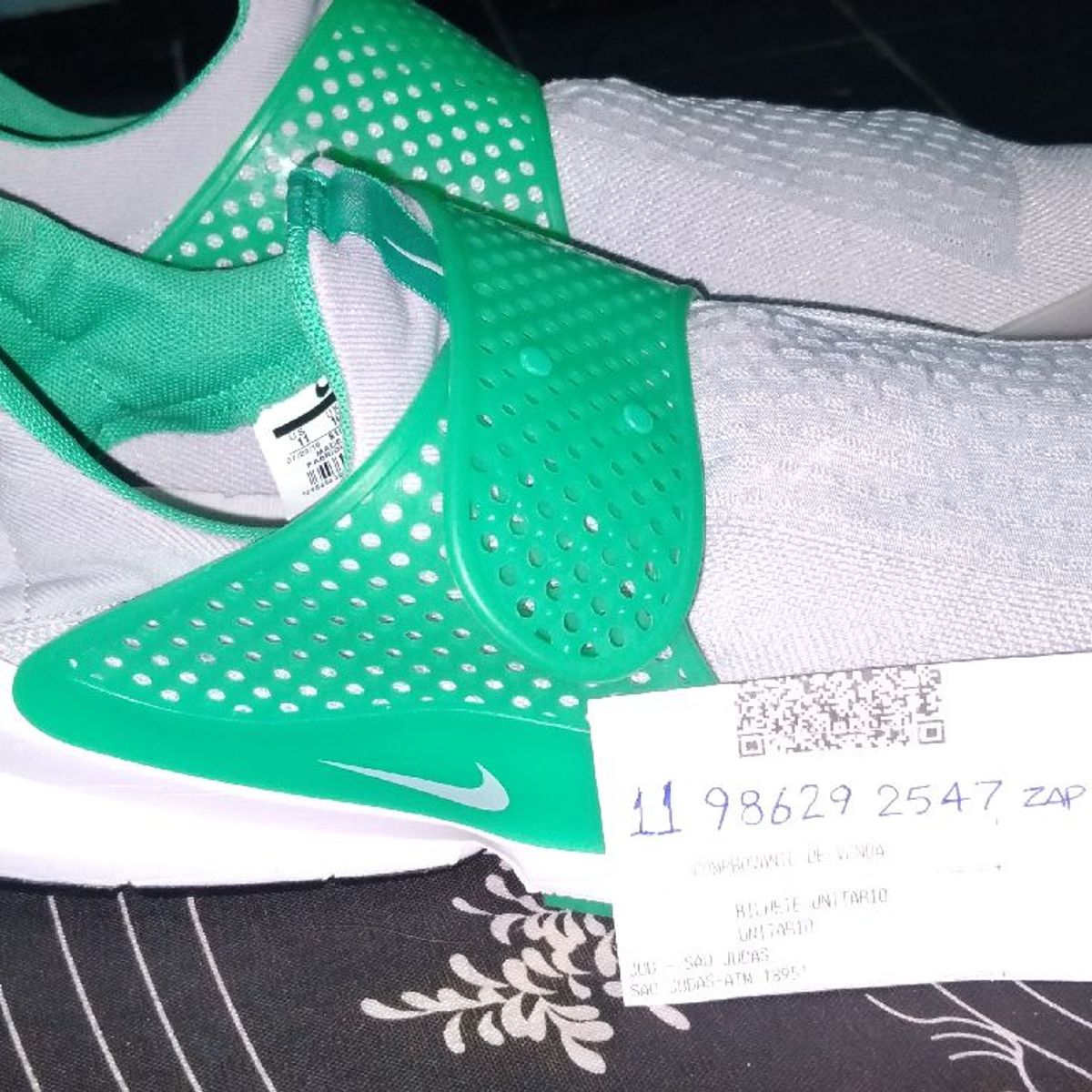Nike sock dart on sale verde