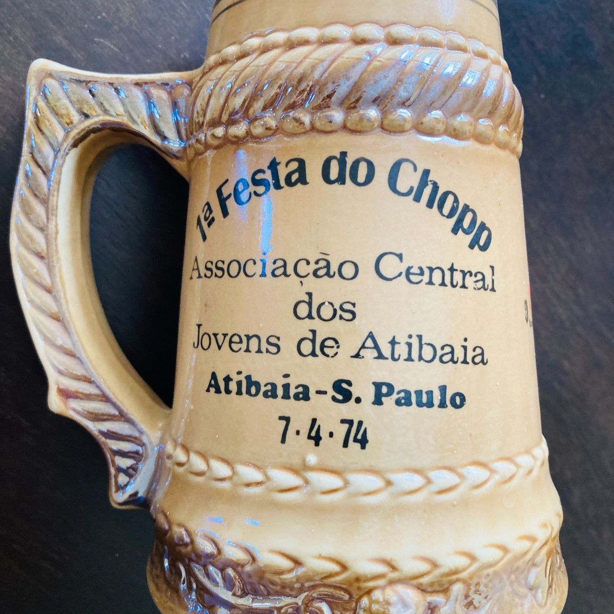 Caneca de Chopp Antiga, Canequinha Ceramarie Ltda Usado 85288065