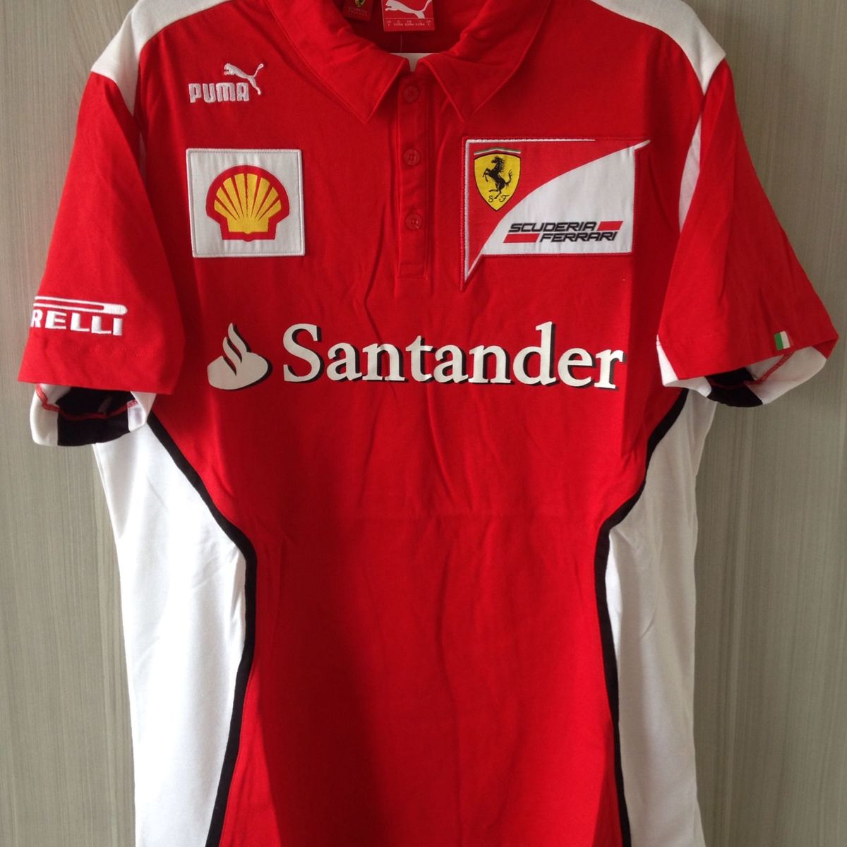 Camisa Da Ferrari Santander Polo