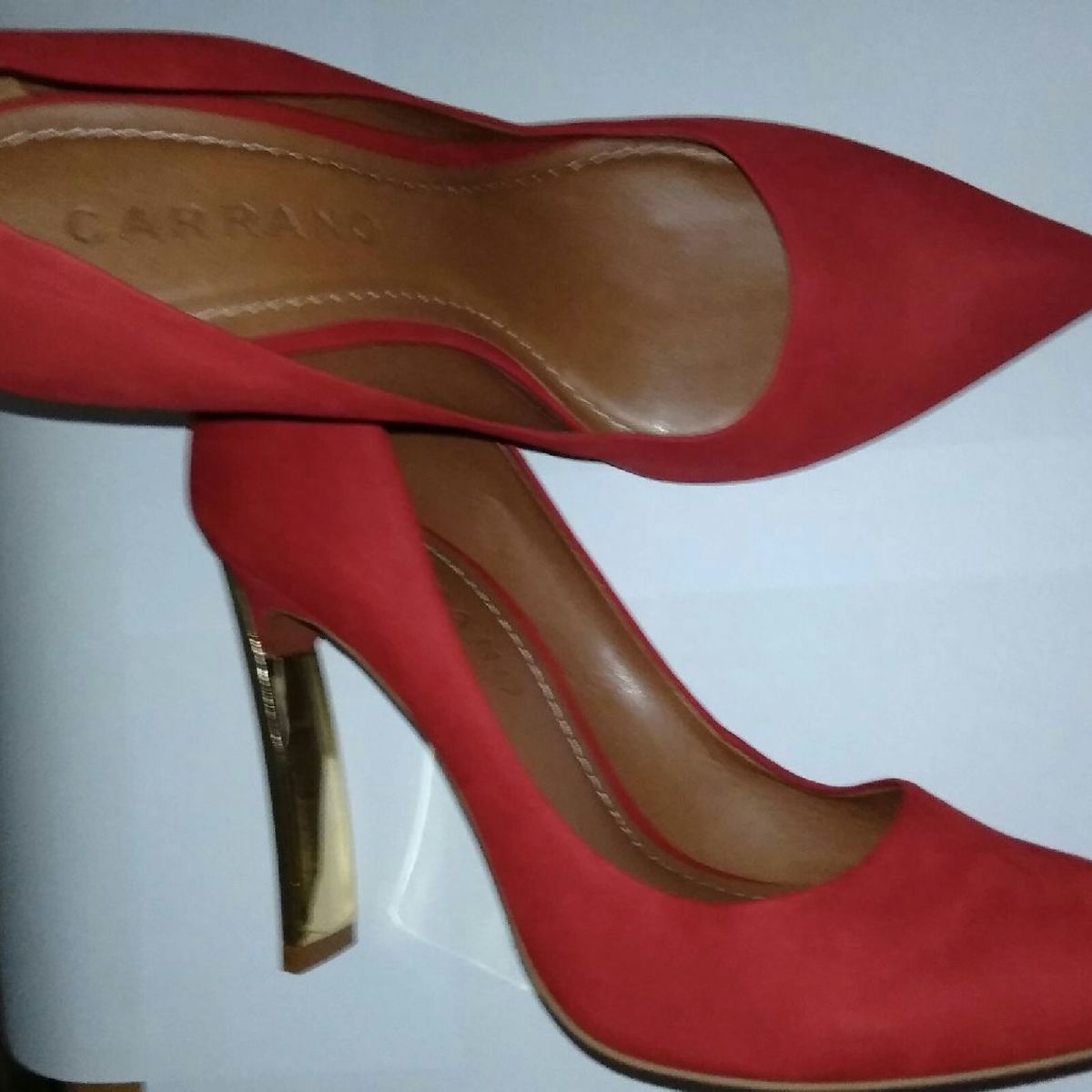 scarpin carrano vermelho