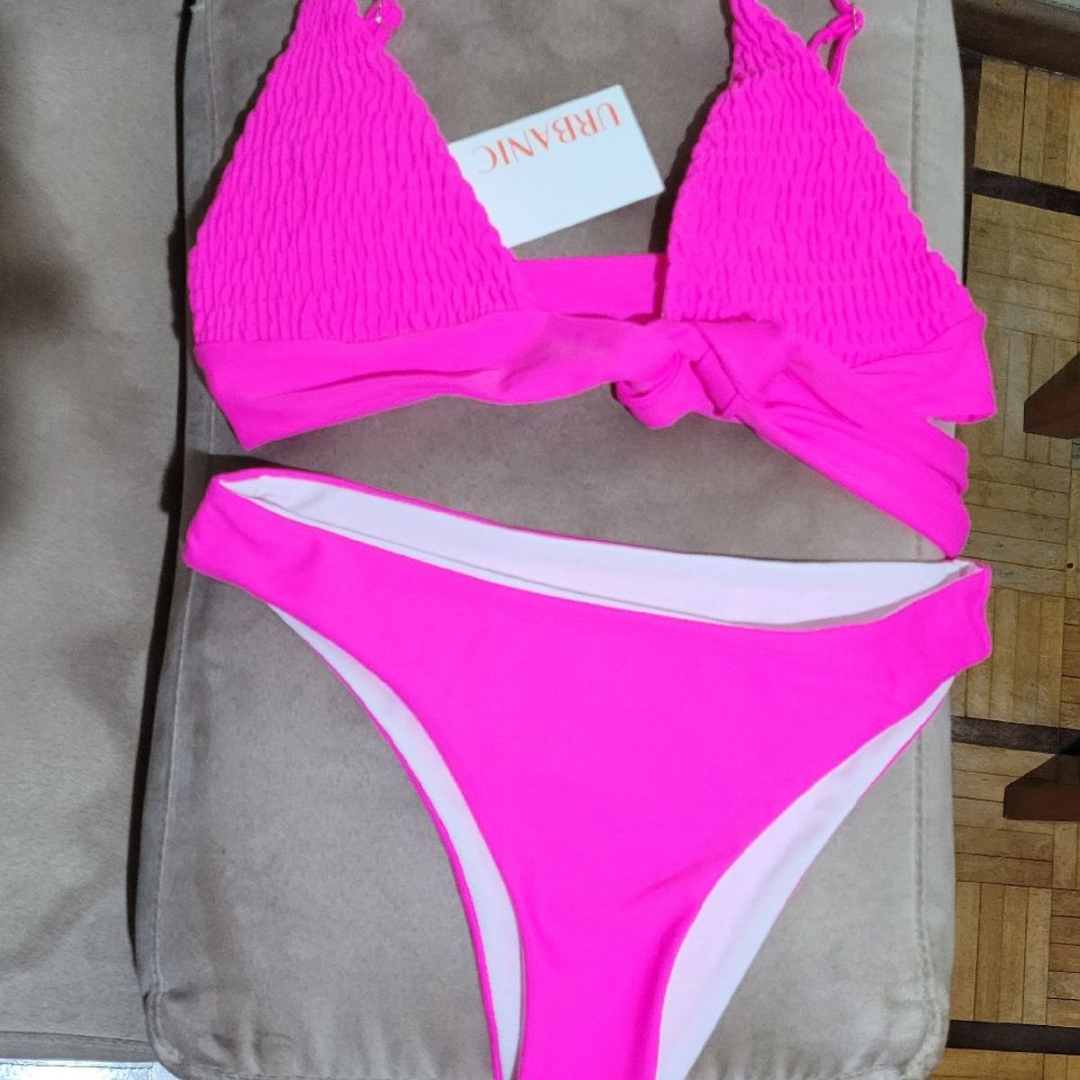 Biquíni Rosa, Moda Praia Feminina Nunca Usado 95953864