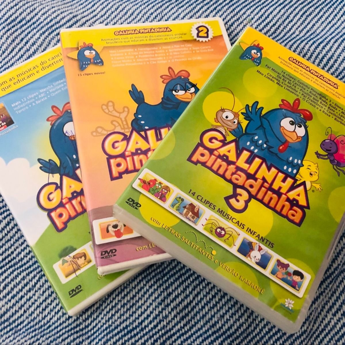 Dvds Galinha Pintadinha, Coleção Completa, Item Infantil Dvd Video Usado  51974289