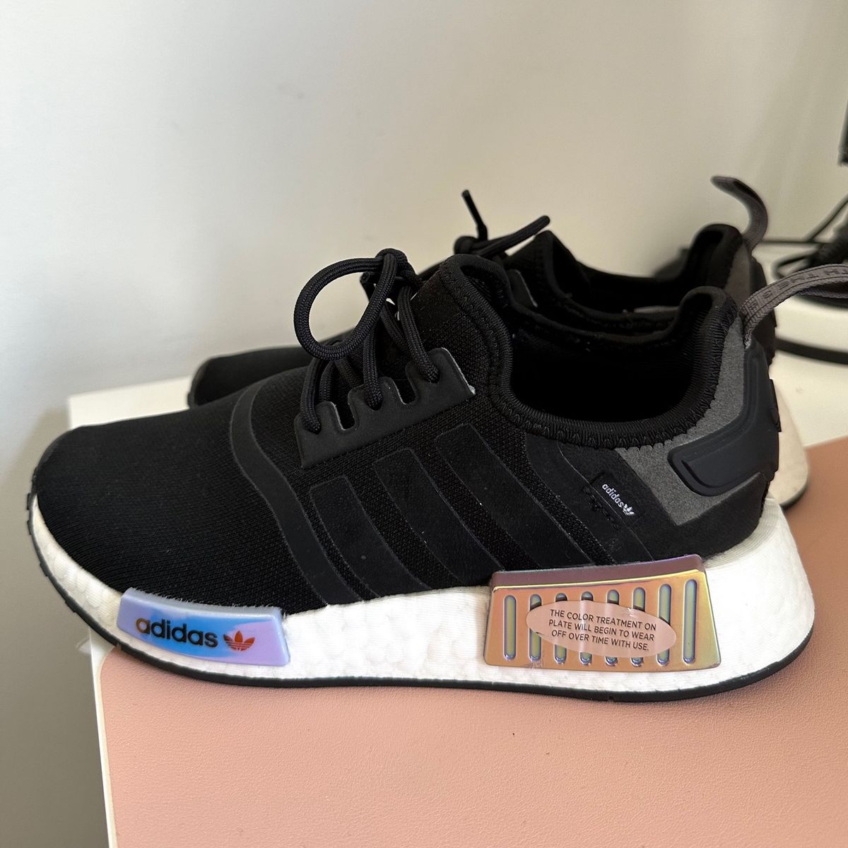 Adidas nmd preto e colorido sales