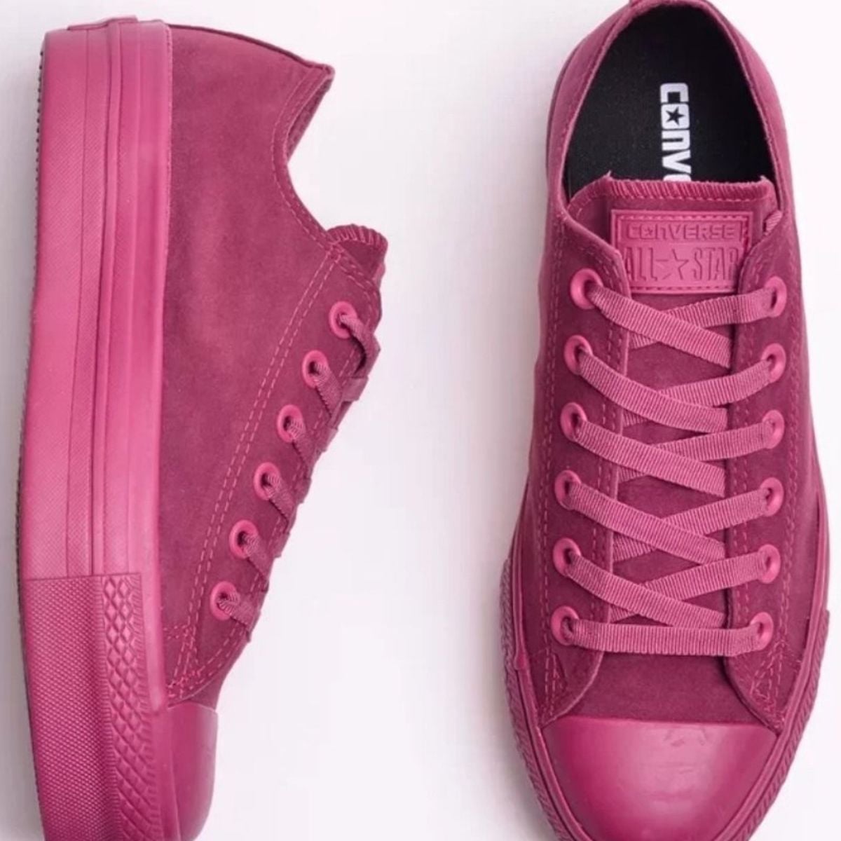 tenis all star plataforma vinho