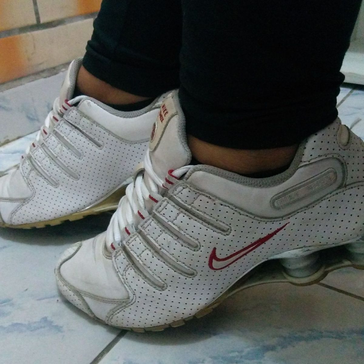 nike shox falso