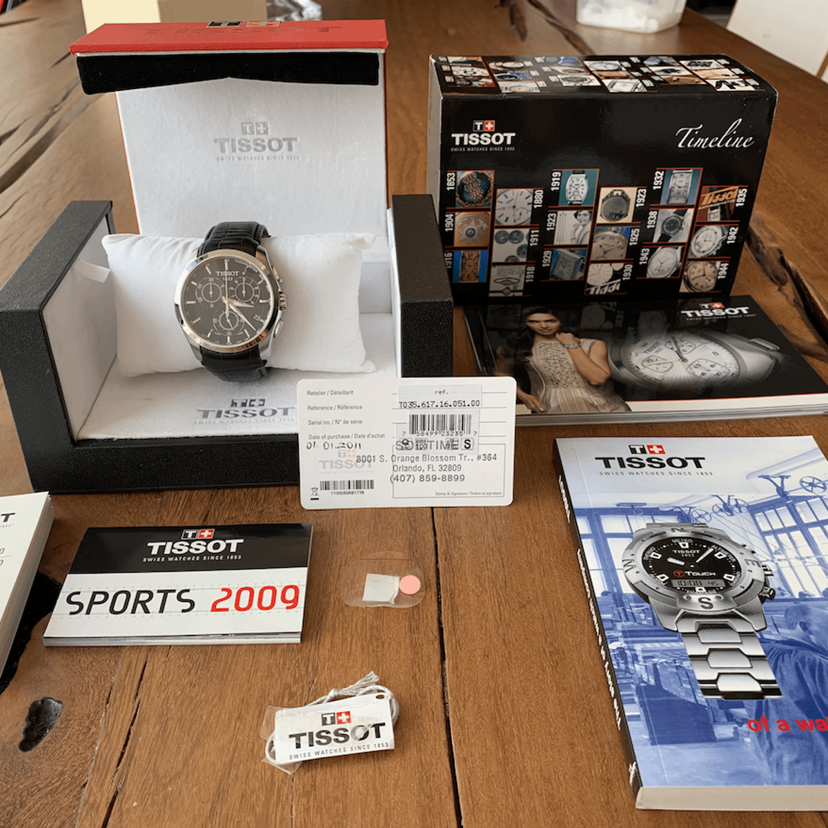 Lindo Rel gio em Couro da Marca Tissot Original com Certificado de