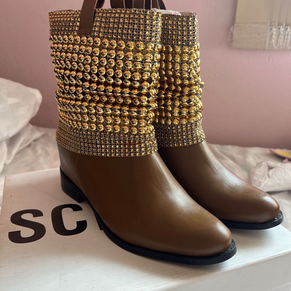 Bota hot sale schutz malha