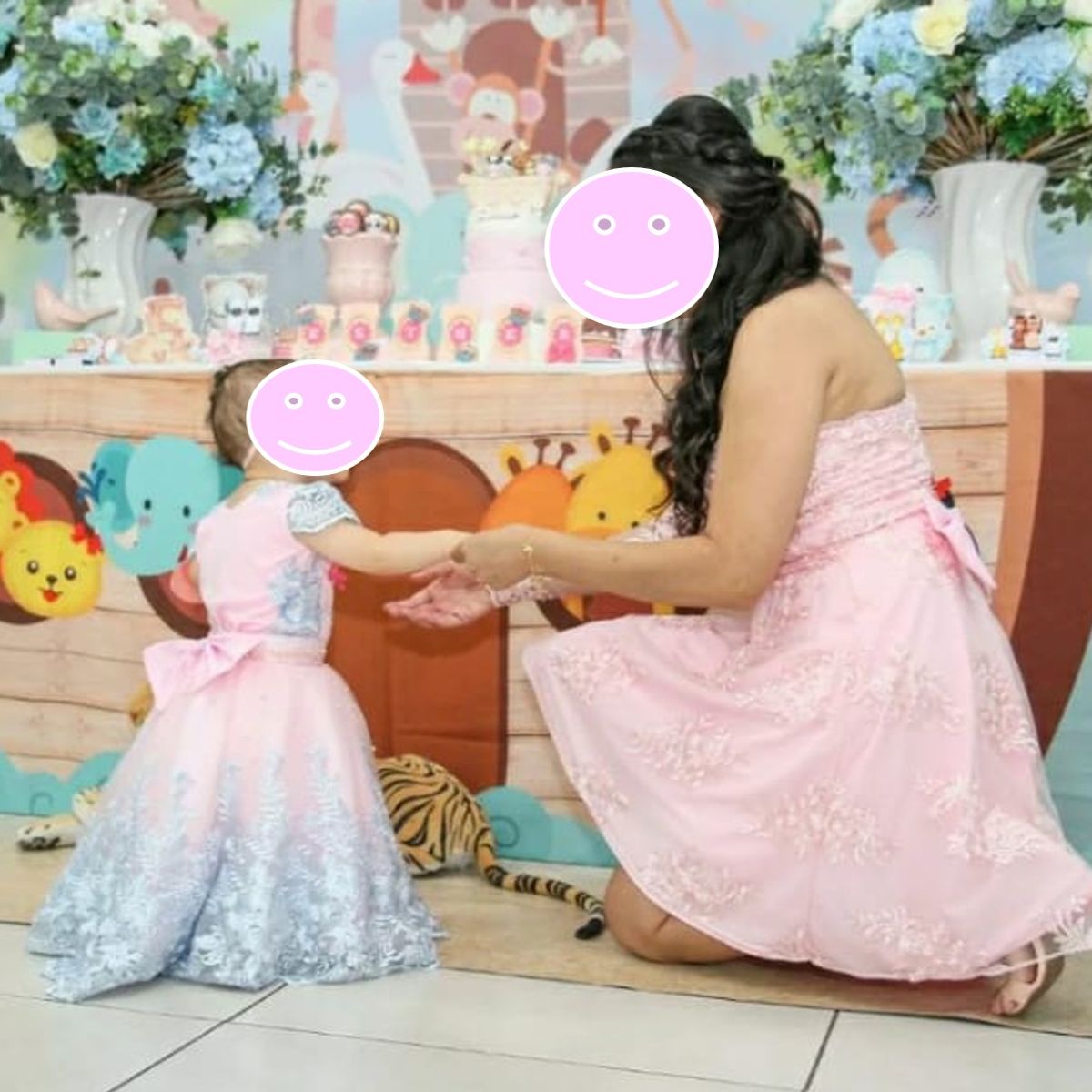 Vestido tal mãe tal filha para best sale aniversário de 1 ano