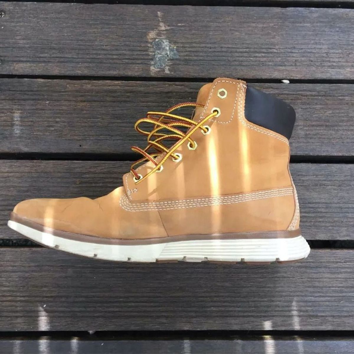 bota couro timberland killington chukka cinza