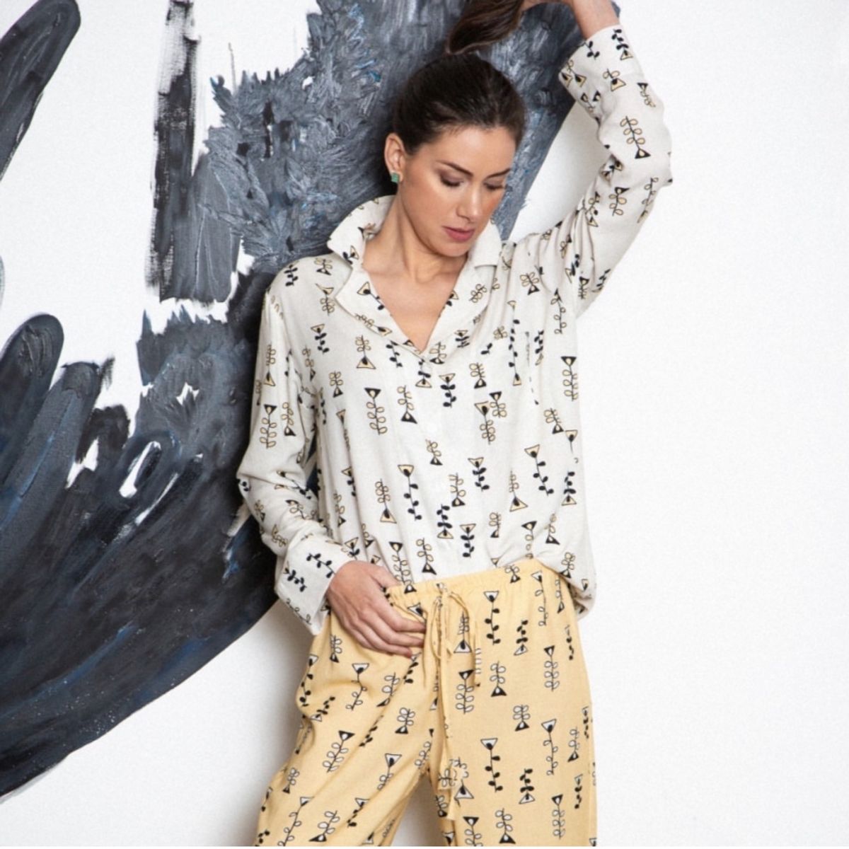 Pijama Gii Sleep Wear Gii Sleep Wear Usado 92238221 enjoei