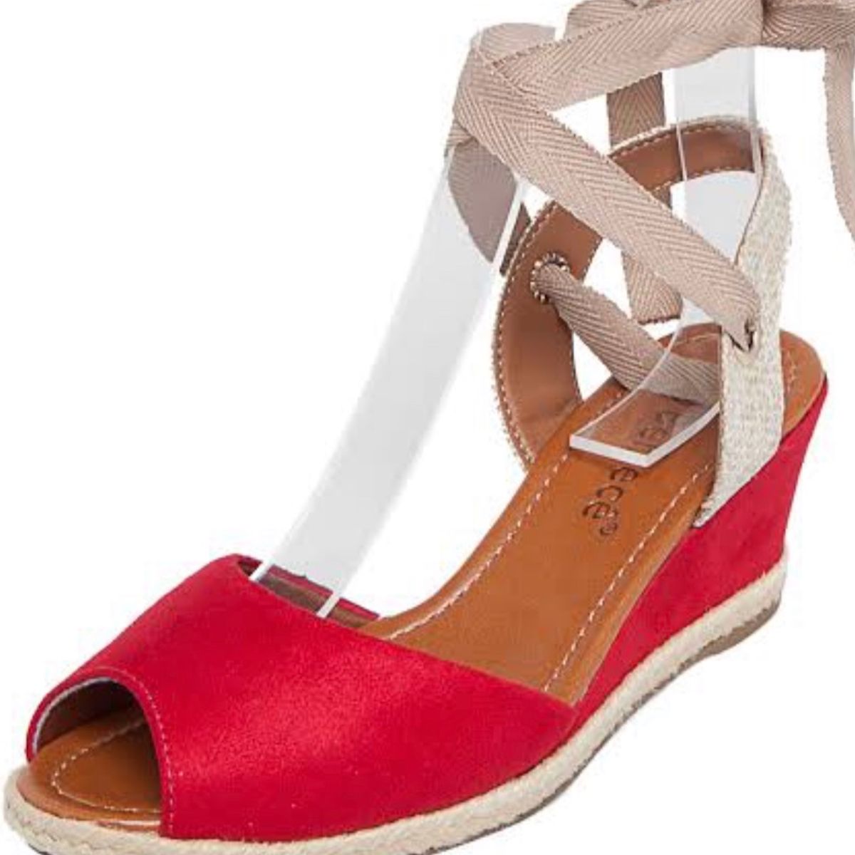 espadrille bebece vermelha