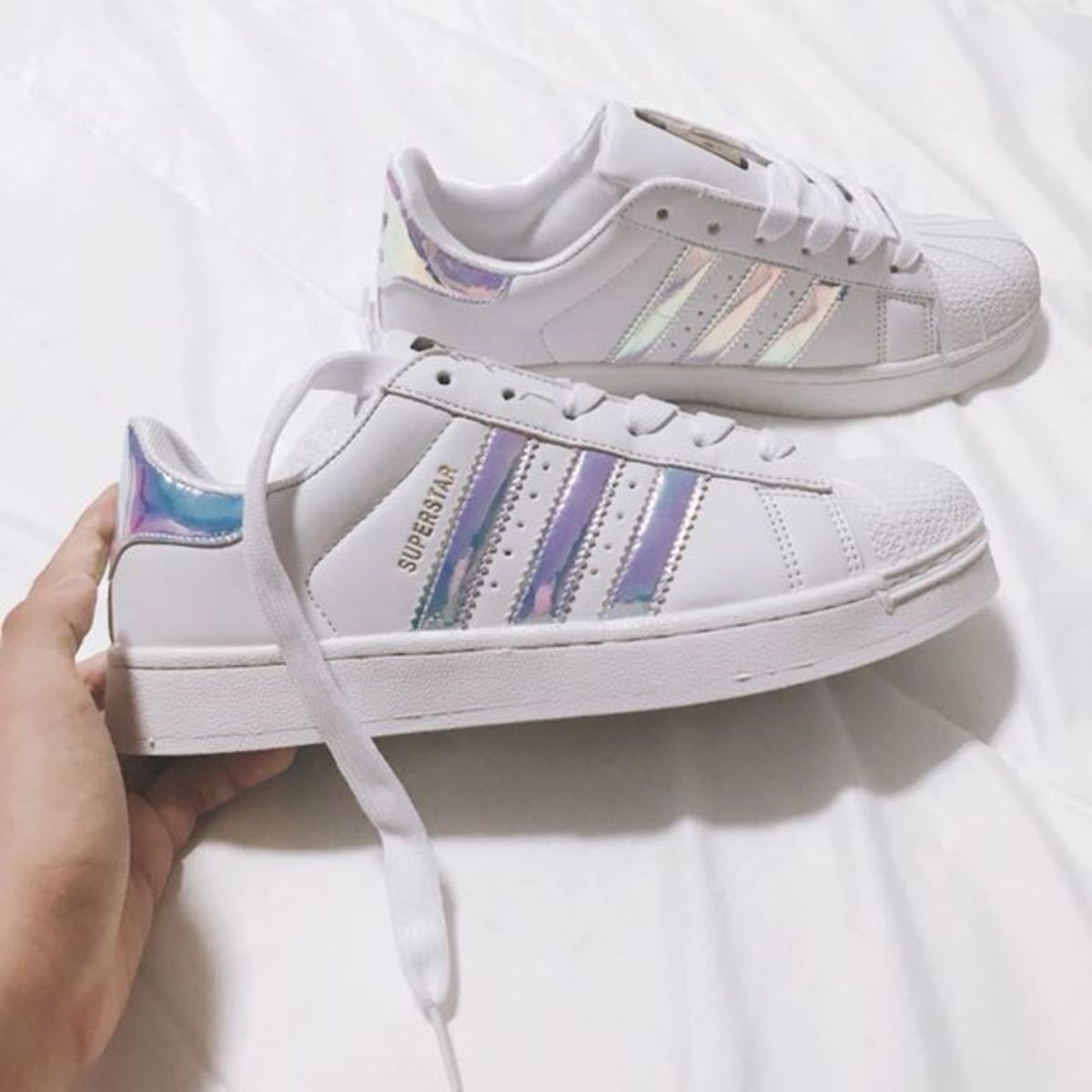 tenis adidas superstar holografico original