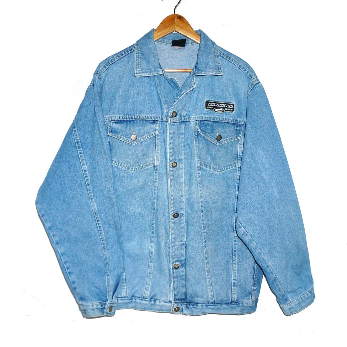 jaqueta jeans clara masculina