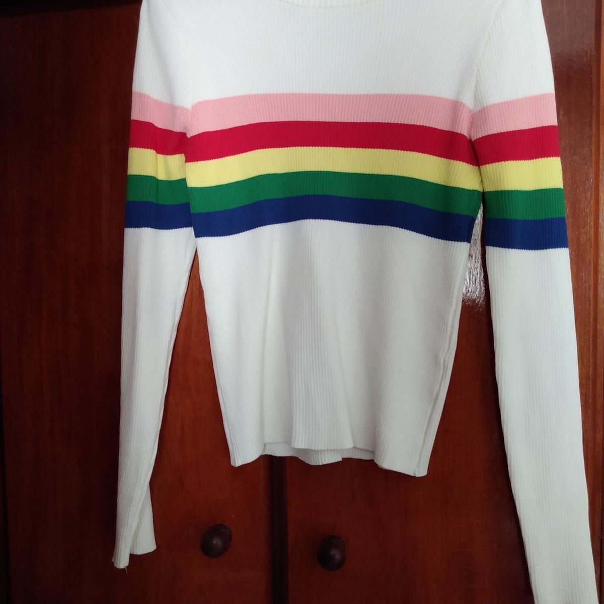 blusa de frio arco iris