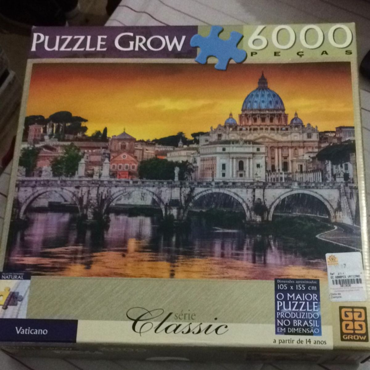 Quebra-cabeça para adultos, quebra-cabeças de 6000 peças, fantasia, céu,  cidade, jogo de quebra-cabeças, presente