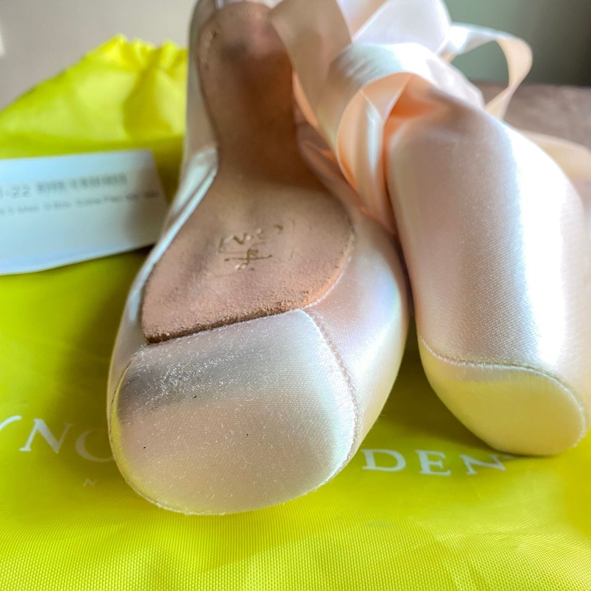 独創的 Gaynor Minden 8.5m 3-121-22 Sapatilha de Ponta Ballet Nova バレエ